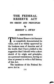 The Federal Reserve Act