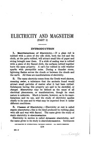 Electricity & Magnetism; Theory Of Direct-current Generators & Motors; Direct-current Generators; Direct-current Motors; Resistance Measurements; Direct-current Measuring Instruments; Alternating Currents; Alternators; Transformers; Alternating-current Re