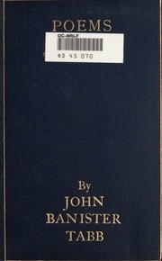 A Selection From The Verses Of John B. Tabb