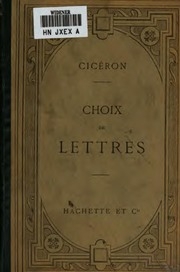 Choix De Lettres: Text Latin