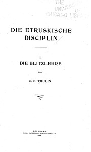 Die Etruskische Disciplin