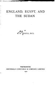 England, Egypt, And The Sudan