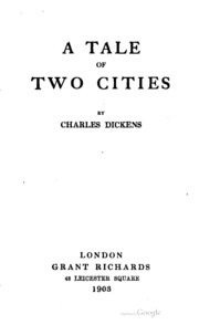 A Tale Of Two Cities