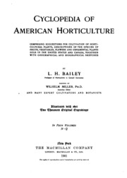 Cyclopedia Of American Horticulture: Comprising Suggestions For Cultivation Of Horticultural ...