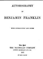 Autobiography Of Benjamin Franklin