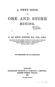 A Text-book Of Ore And Stone Mining ..