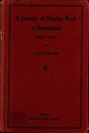 قرن من العمل الإرسالي في باسوتولاند (1833-1933