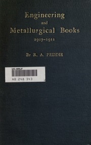 Engineering & Metallurgical Books, 1907-1911 ..