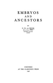Embryos And Ancestors