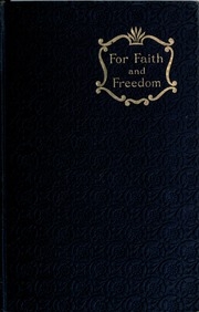 For Faith And Freedom