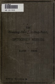 The Freezing-point, Boiling-point, And Conductivity Methods