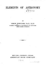 Elements Of Astronomy