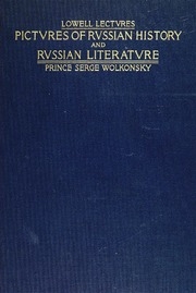 Pictures Of Russian History And Russian Literature