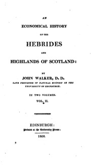 An Economical History Of The Hebrides And Highlands Of Scotland