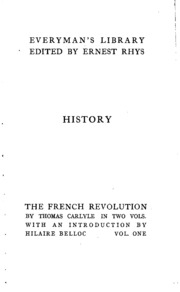 The French Revolution; A History