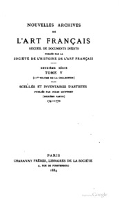 Nouvelles archives de l'art français