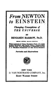 From Newton To Einstein; Changing Conceptions Of The Universe