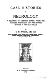 Case Histories In Neurology;