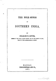 The Folk-songs Of Southern India