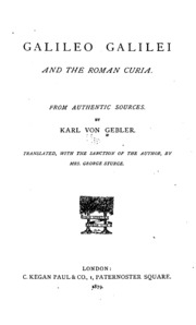 Galileo Galilei And The Roman Curia