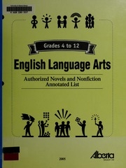English Language Arts, Grades 4 To 12 : Authorized Novels And Nonfiction Annotated List