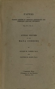 Animal Figures In The Maya Codices