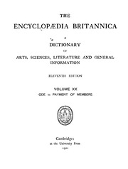 The Encyclopaedia Britannica Vol Xx A Dictionary Of Arts Sciences Literature And General Information.