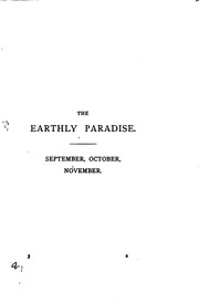 The Earthly Paradise, A Poem ..