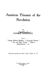 American Prisoners Of The Revolution