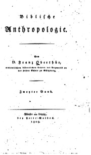 Biblische Anthropologie