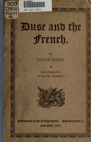 Duse And The French