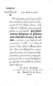 Las corporaciones religiosas en Filipinas