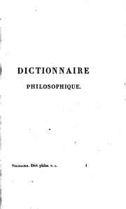 Dictionnaire Philosophique