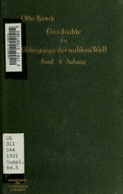 Geschichte Des Untergangs Der Antiken Welt