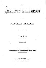 The American Ephemeris And Nautical Almanac. (1855-1980)