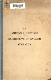 An American Response To Expressions Of English Sympathy