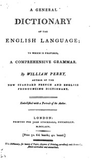 A General Dictionary Of The English Language; To Which Is Prefixed, A Comprehensive Grammar