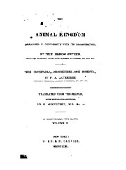 The Animal Kingdom Arranged In Conformity With Its Organization