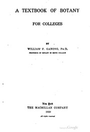 A Textbook Of Botany For Colleges