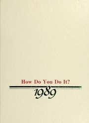 Athena Yearbook, 1989