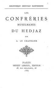 Les confréries musulmanes du Hedjaz