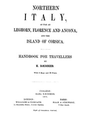 Italy : Handbook For Travellers