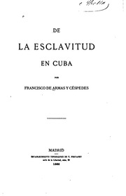De la esclavitud en Cuba
