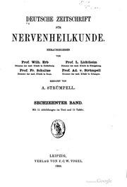Deutsche Zeitschrift für Nervenheilkunde