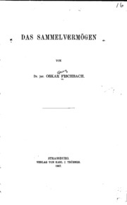 Das Sammelvermögen