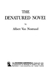 The Denatured Novel