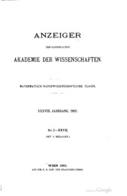 Anzeiger Der Kaiserlichen Akademie Der Wissenschaften ..., Volume 38