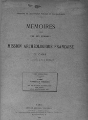 MMAF 5, Fasc. 4, Tombeaux Thébains (1894)