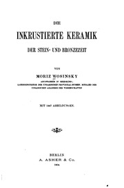Die Inkrustierte Keramik Der Stein-und Bronzezeit