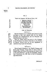 A Collection Of Treaties, Engagements, And Sunnuds, Relating To ..., Volume 1